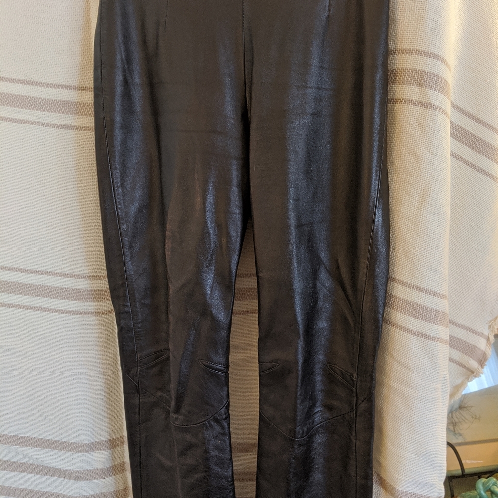 Black Leather Pants